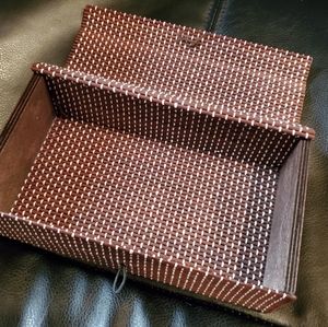 Bamboo and wood case handmade